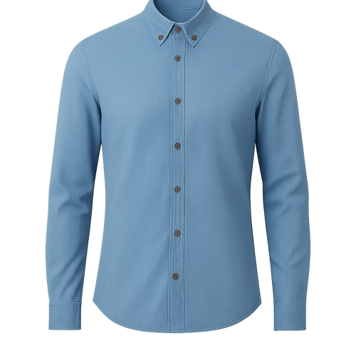 Azure Denim Shirt - Cervanique Shirts