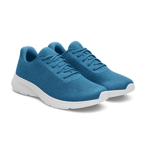 Azure Mesh Runners - Cervanique Shoes