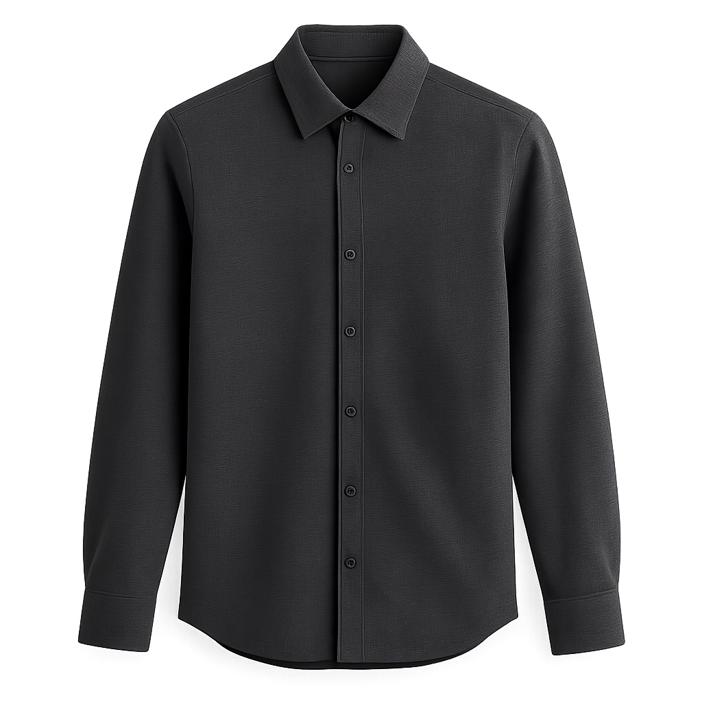 Charcoal Flannel Shirt - Cervanique Shirts