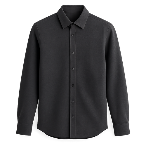 Charcoal Flannel Shirt - Cervanique Shirts