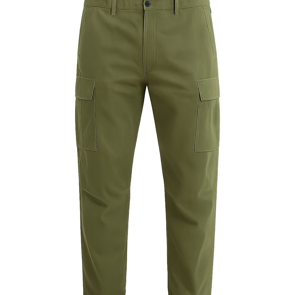 Cotton Cargo Pants - Cervanique Pants