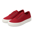 Crimson Canvas Sneakers - Cervanique Shoes